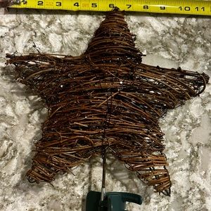 Clip on Christmas tree star from Target. Like new